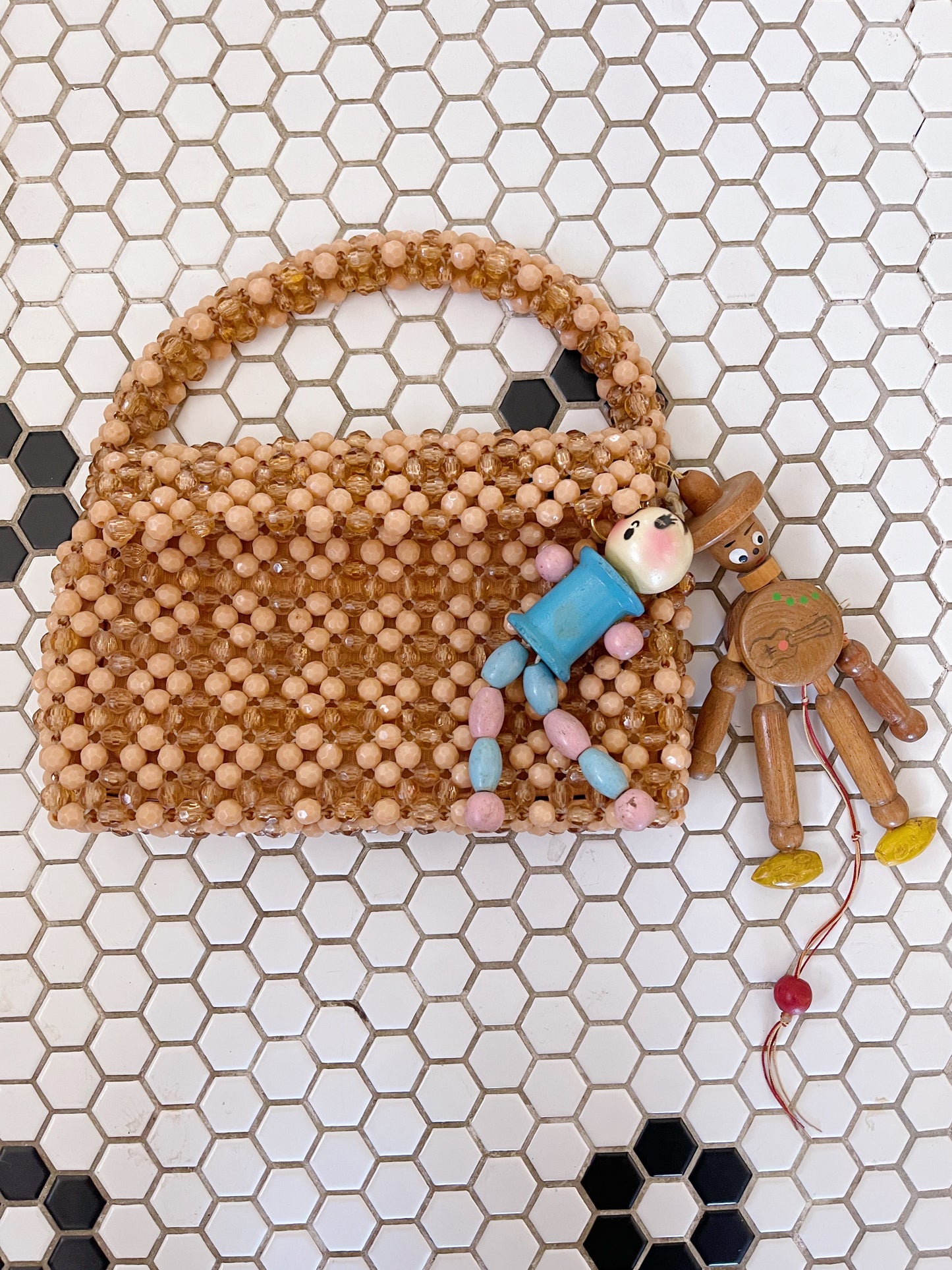 1960s Vintage Beaded Handbag