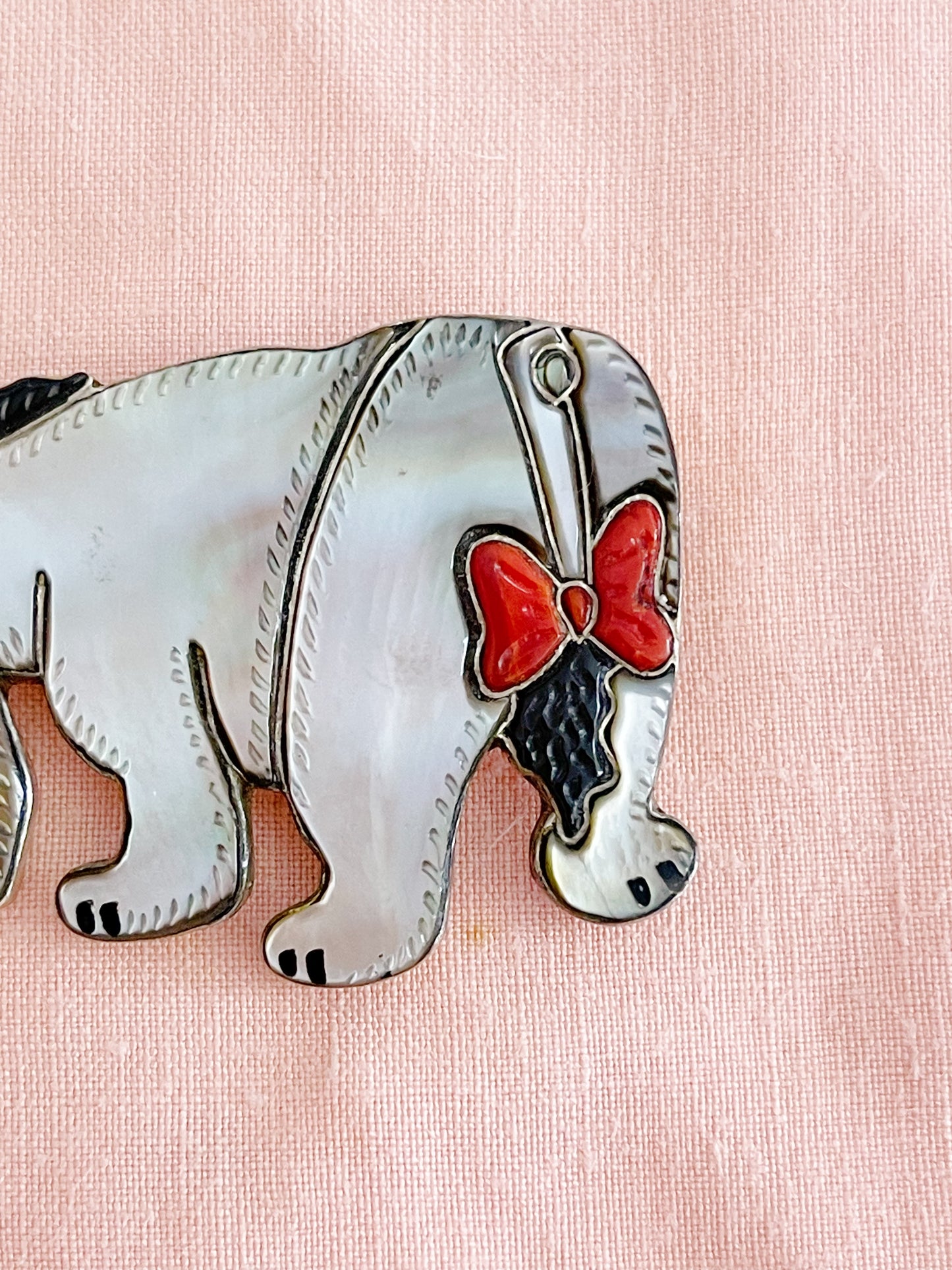 Andrea Lonjose Eeyore Pin Brooch & Pendant Top.