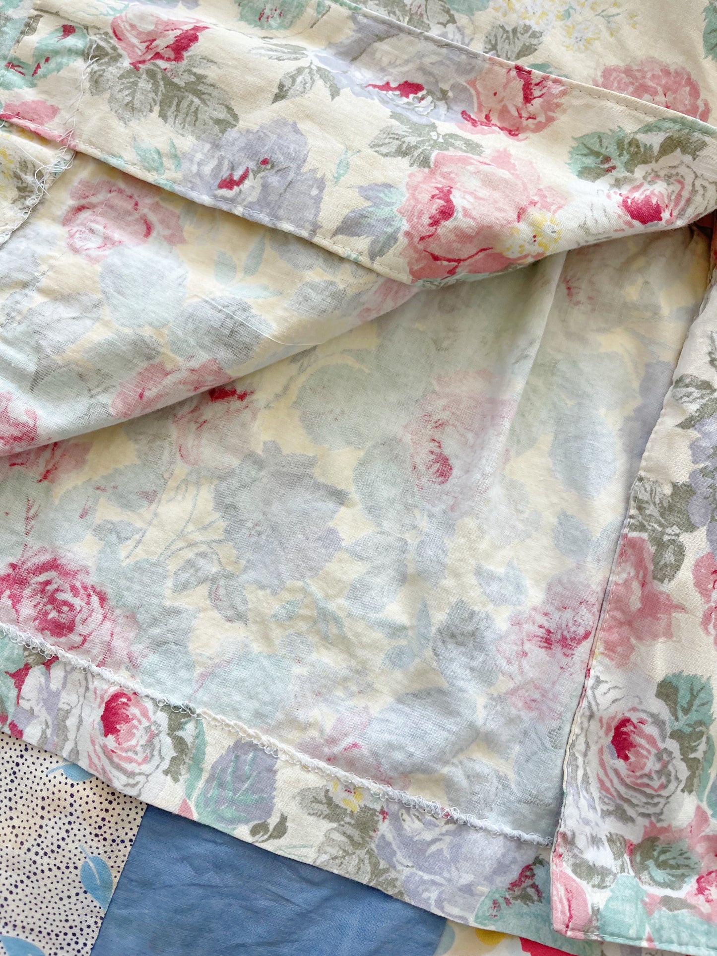 1980s Floral Printed Cotton Jacket