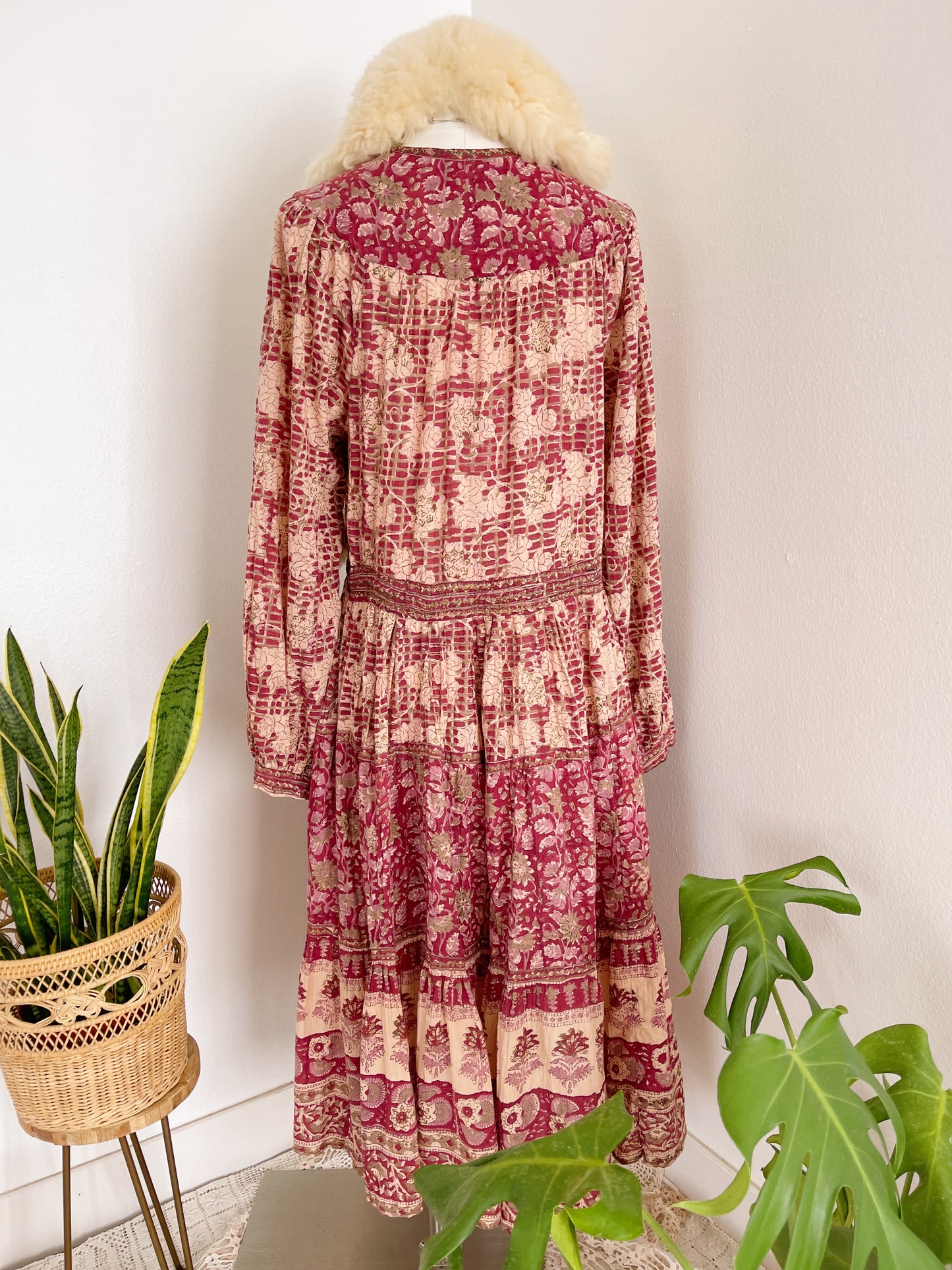 1970‘s PHOOL Indian Cotton Dress.