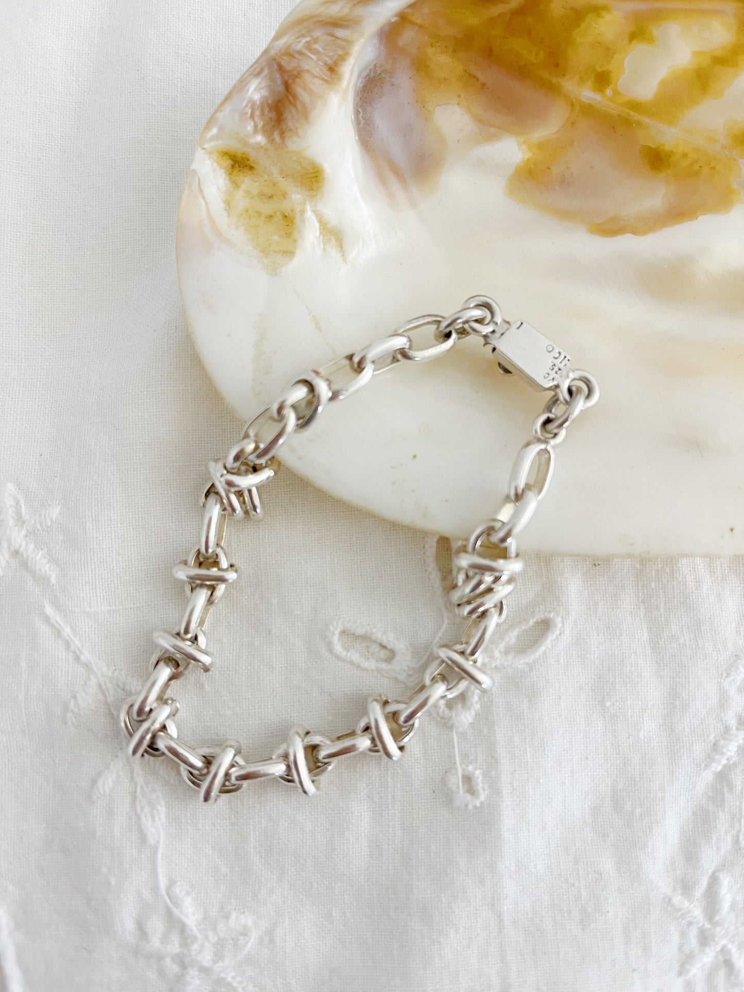 1980’s Chain Silver Bracelet.