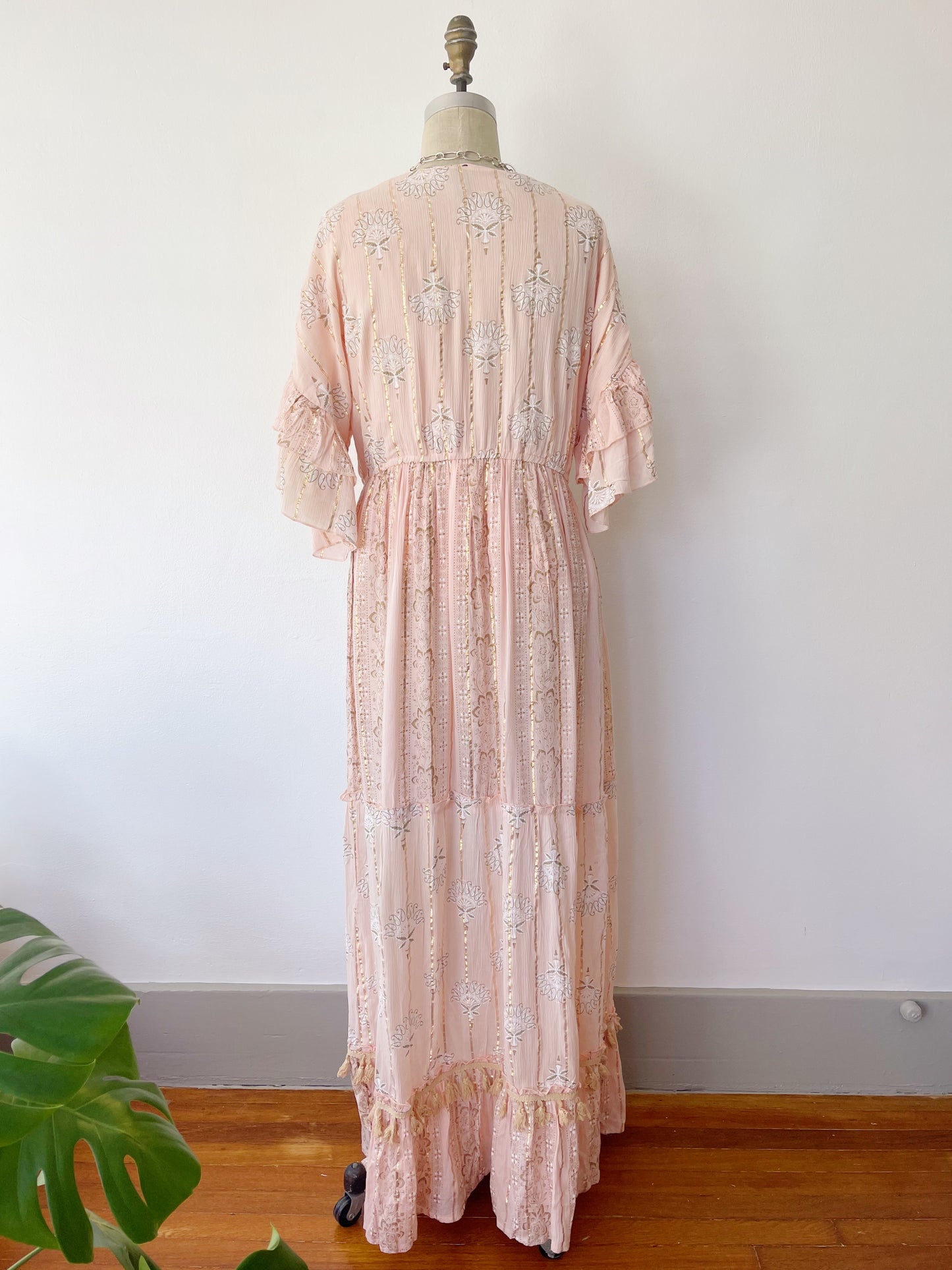 Baby Pink Vacances Long Dress