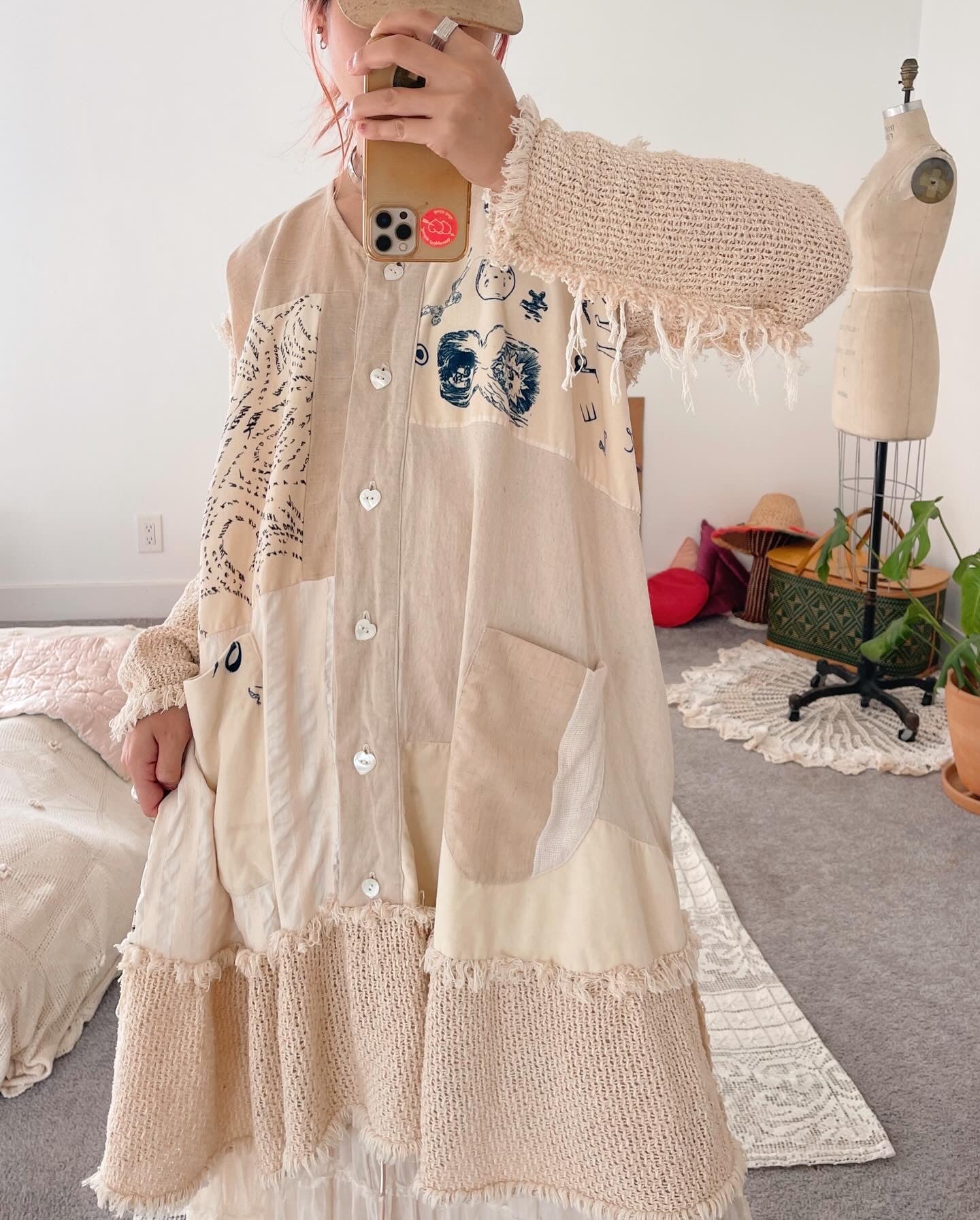 Vintage Oversized Pullover Tops