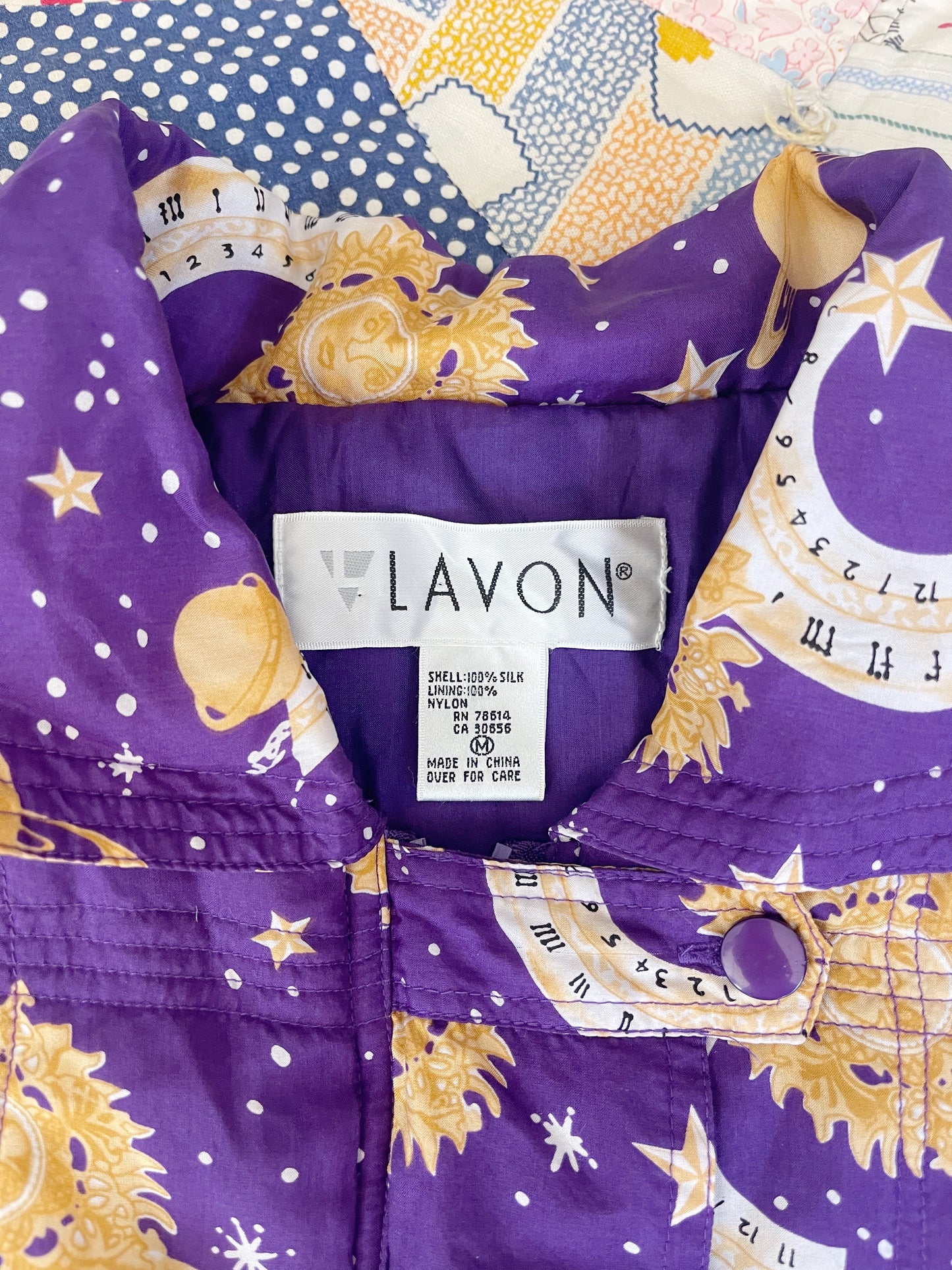 1990s Moon and Sun Silk Blouson