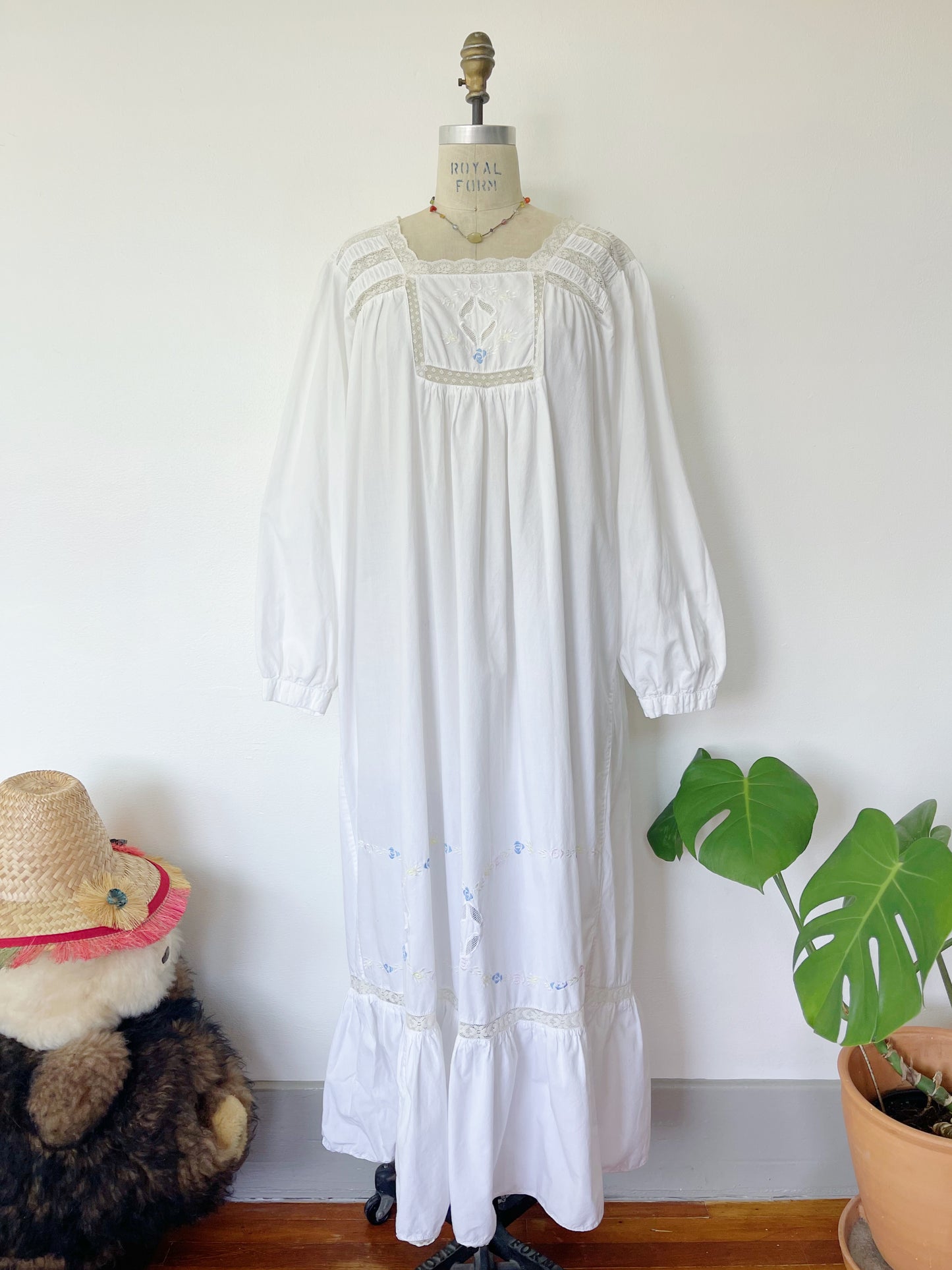 Vintage Cotton Maxi Dress