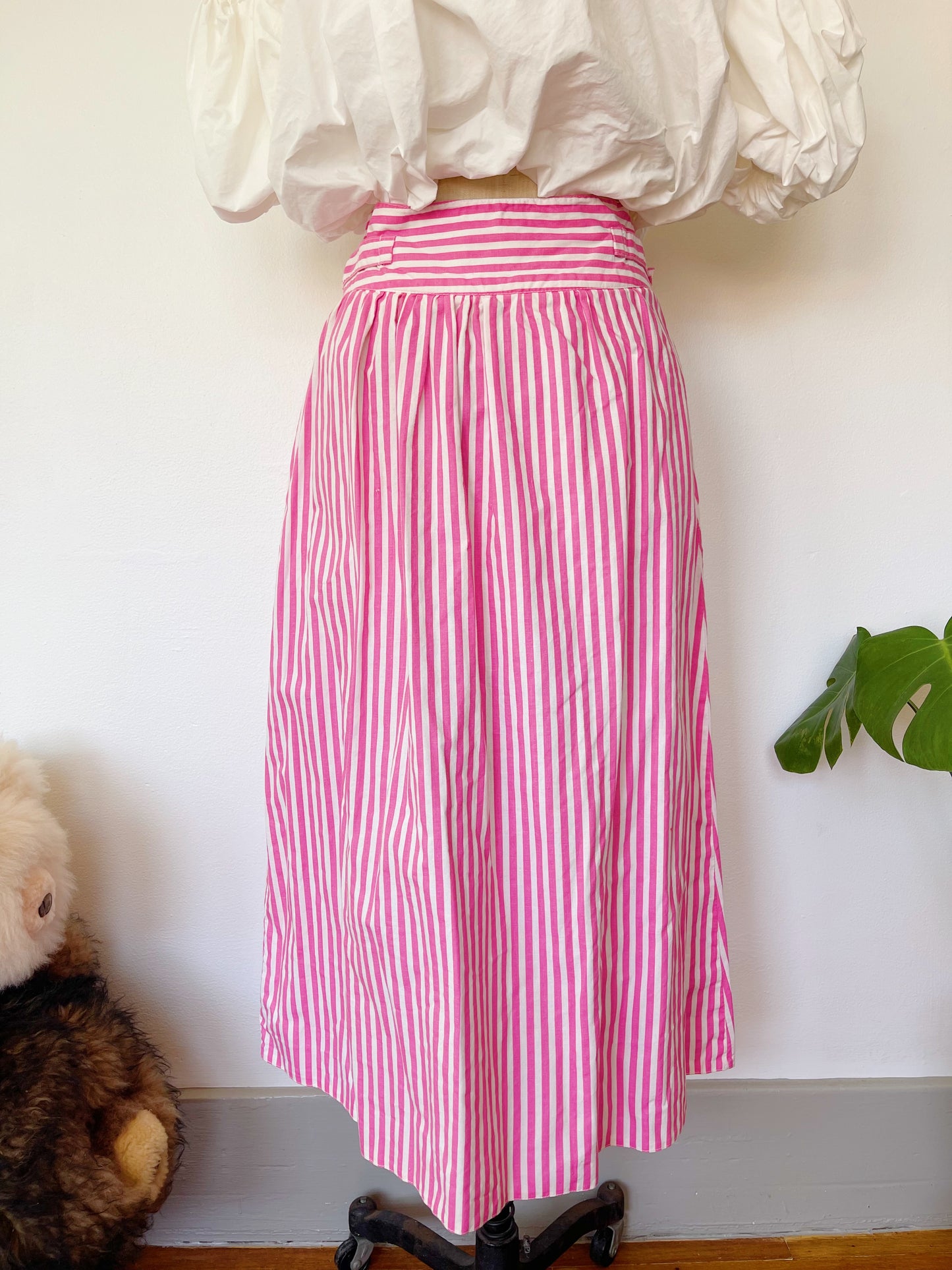 1980s Made in Germany Pink Striped Shirt