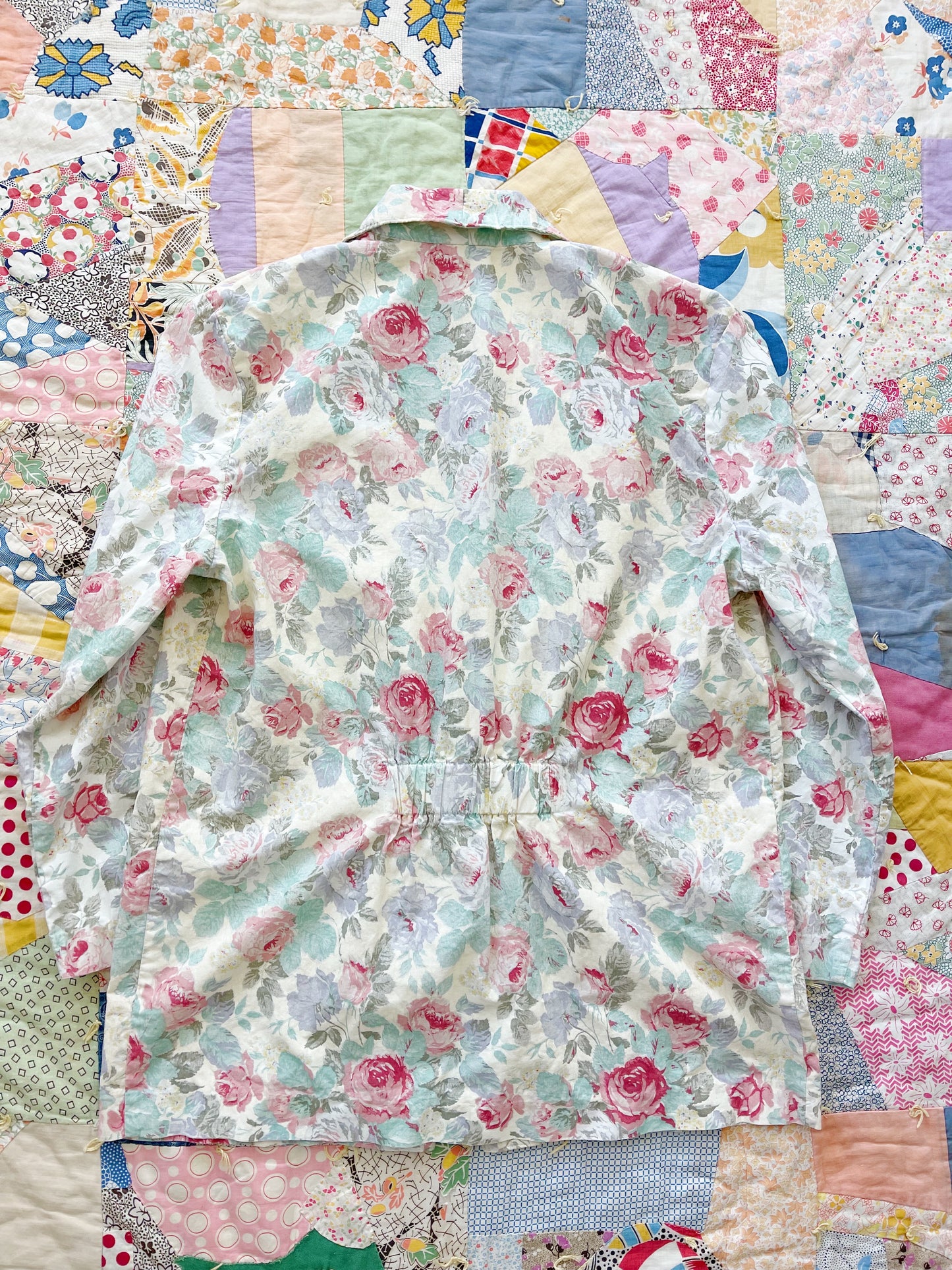 1980s Floral Printed Cotton Jacket