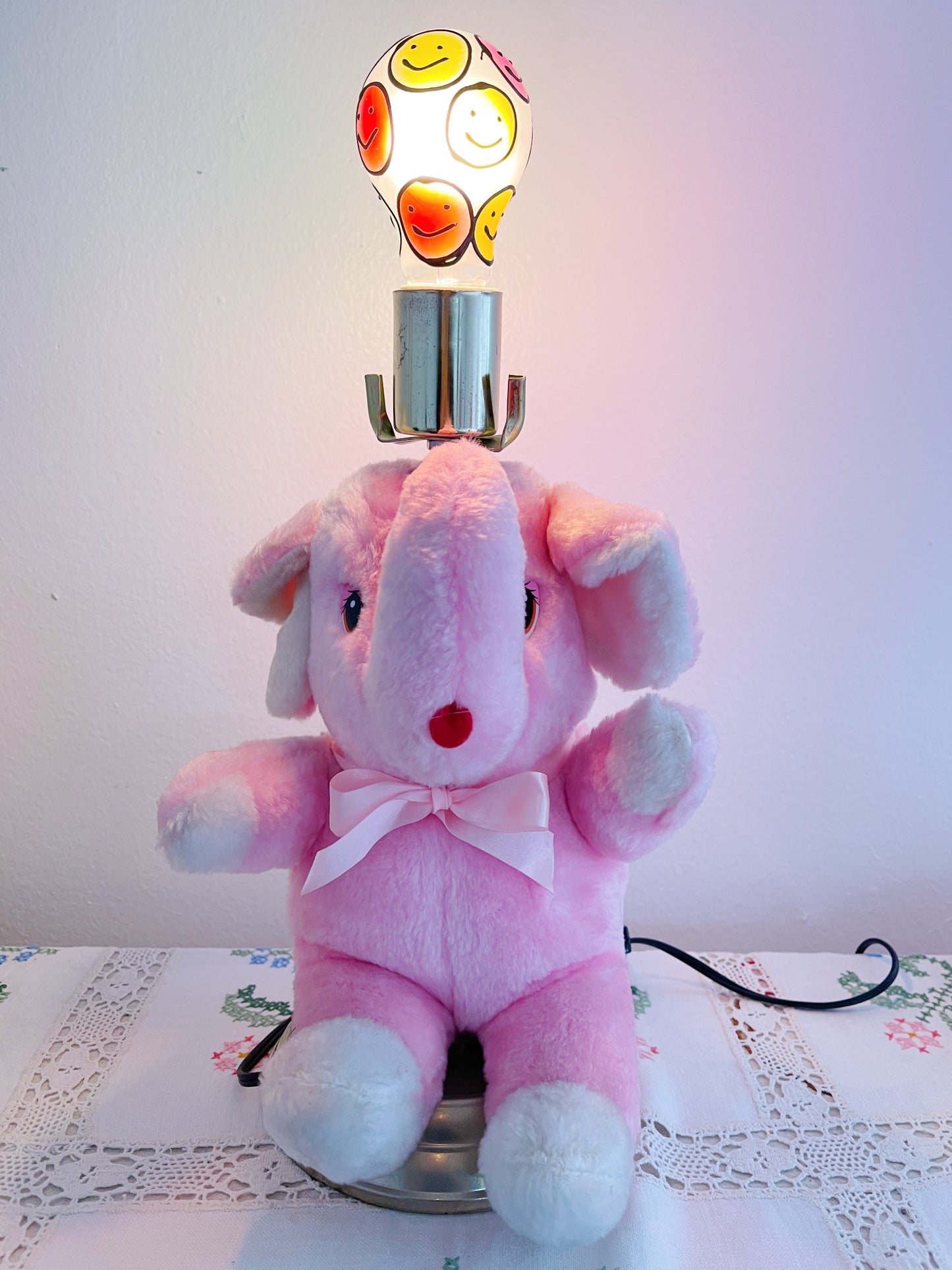 1980’s Plush Stand Lamp.