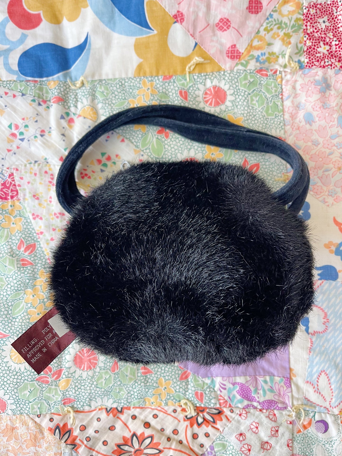 Bear Face Plush mini Hand Purse