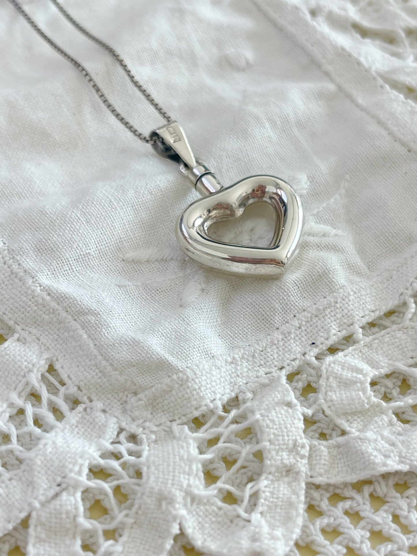 Heart Perfume Bottle Necklace