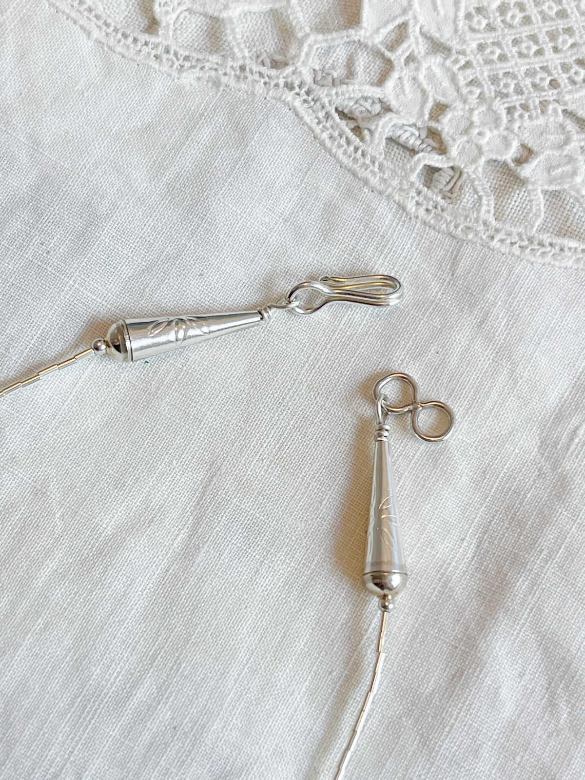 Zuni Silver Animal Fetishes Necklace (Short)