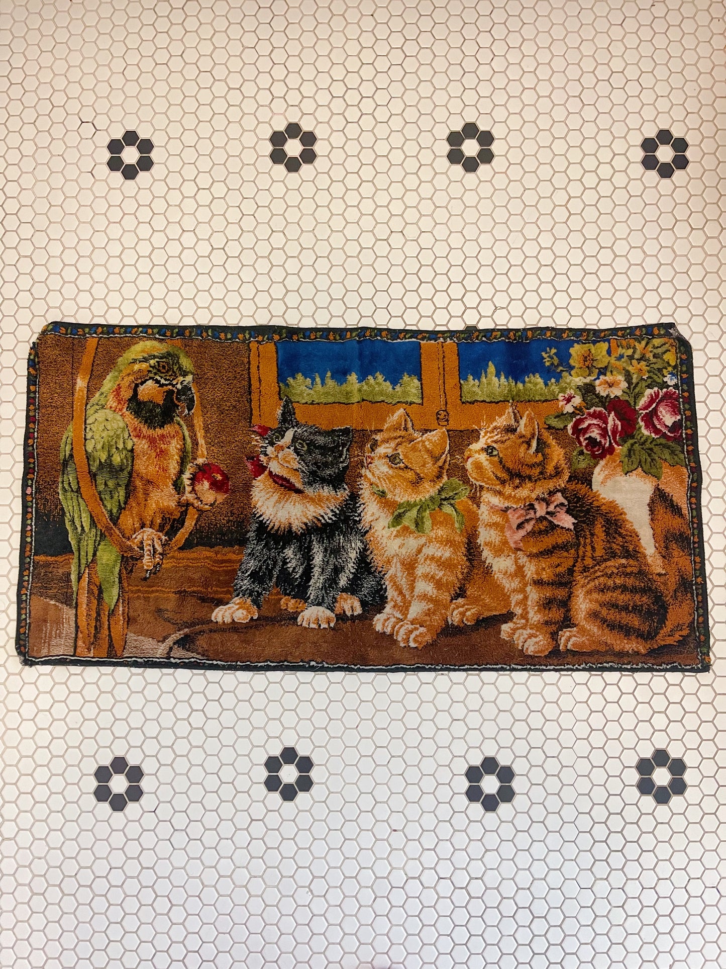 Vintage Cats Tapestry and Rug