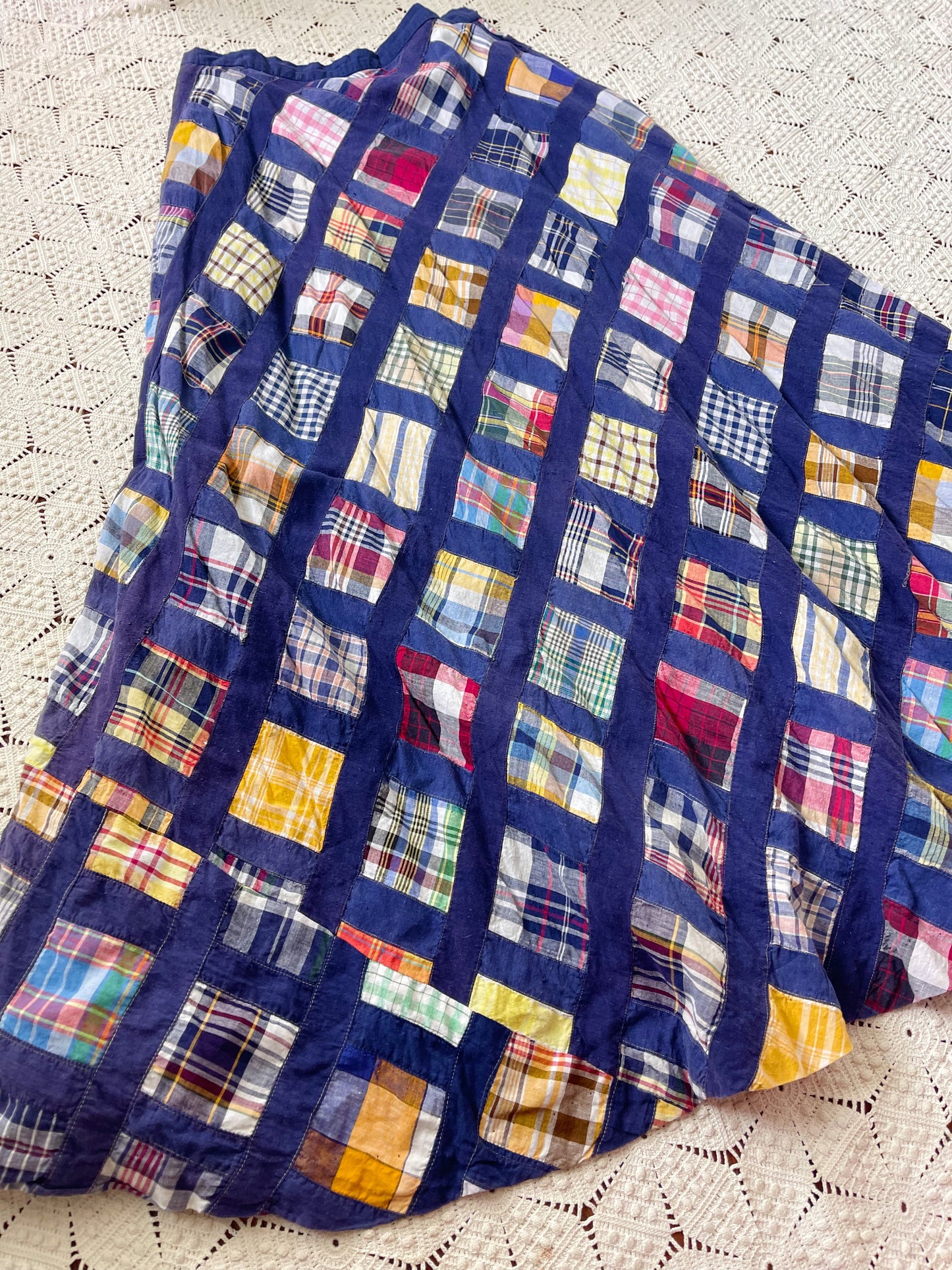 Vintage Patchworks Maxi Skirt