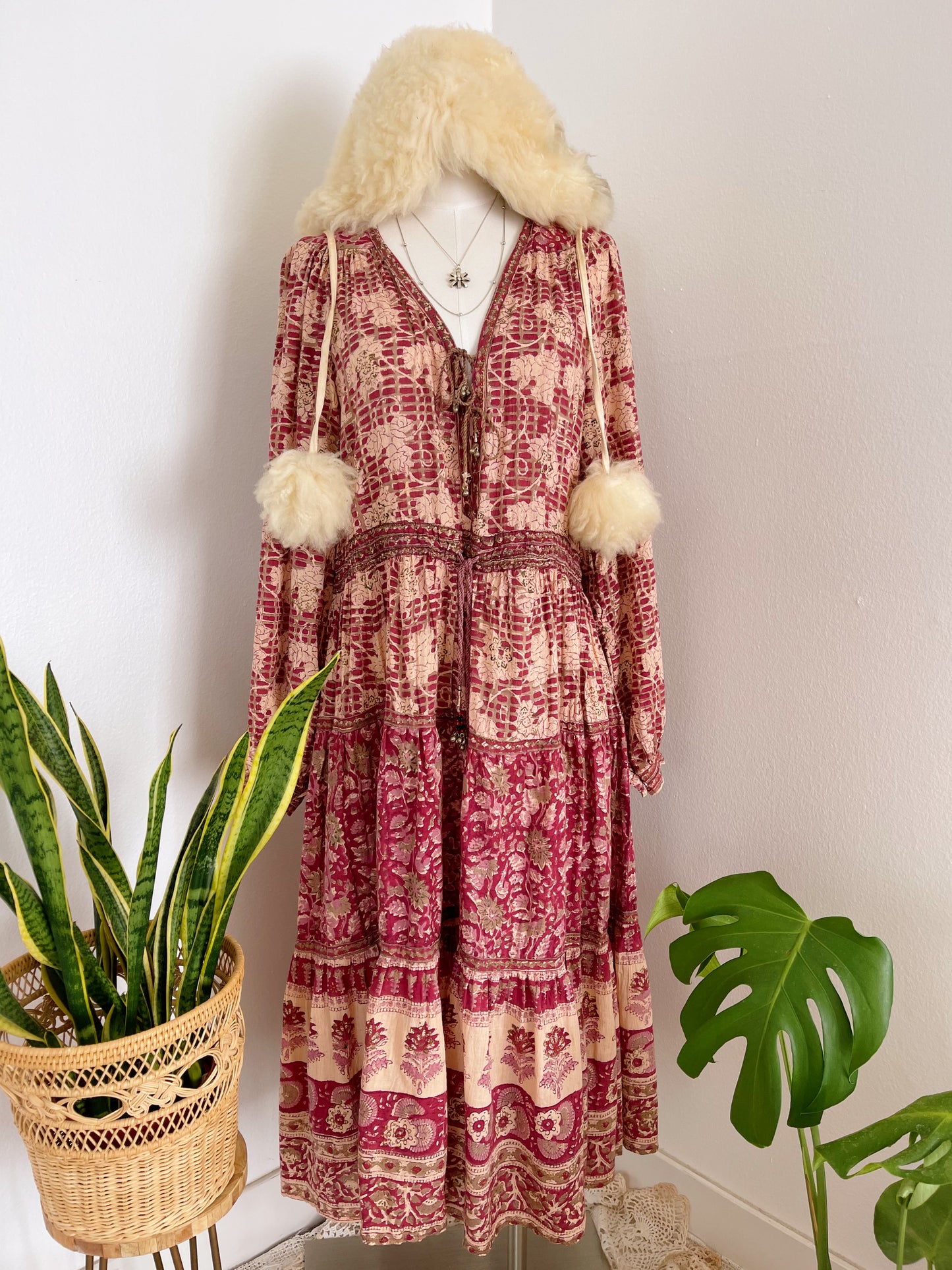 1970‘s PHOOL Indian Cotton Dress.