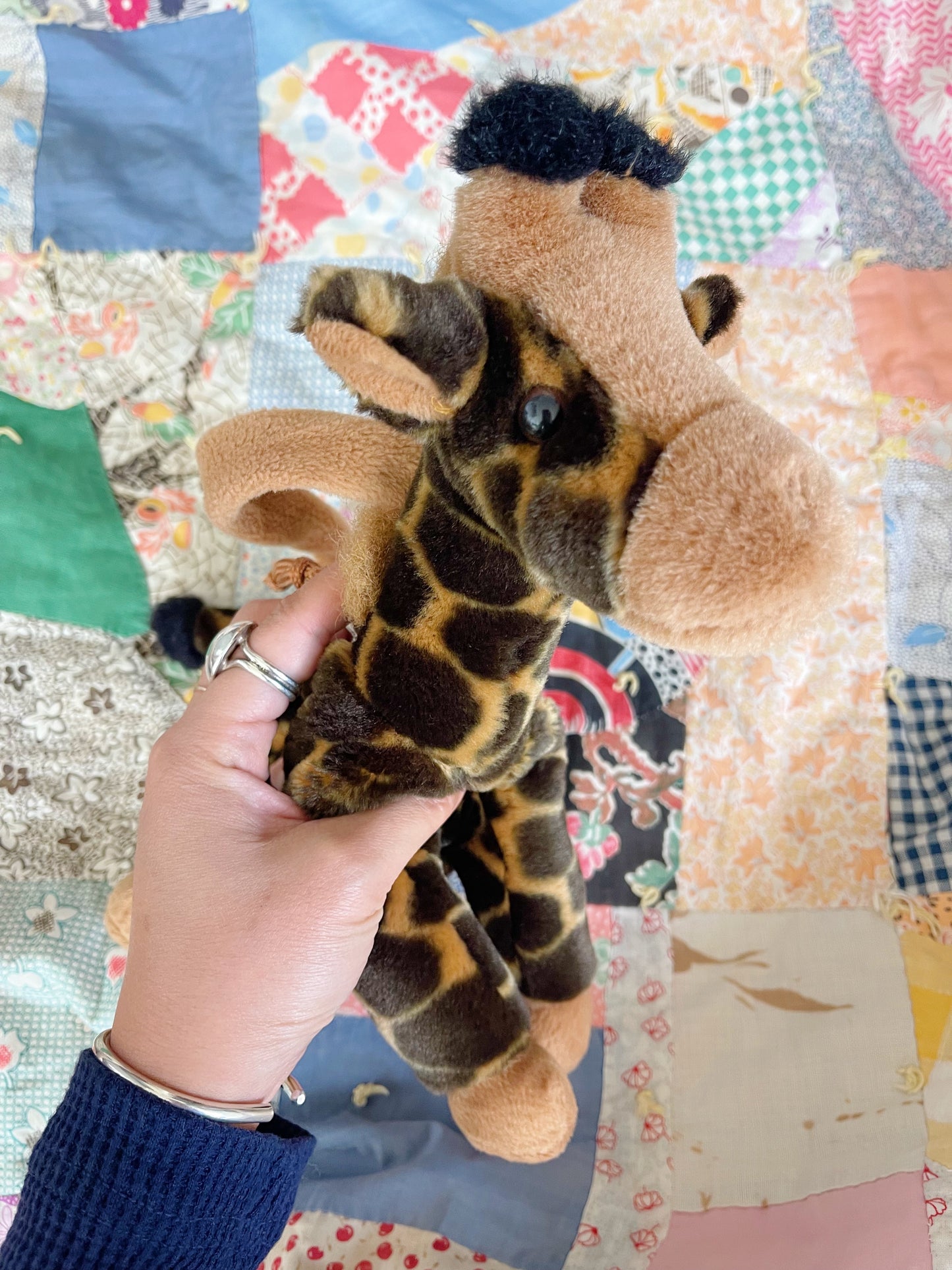Giraffe Plush Hand Bag Purse