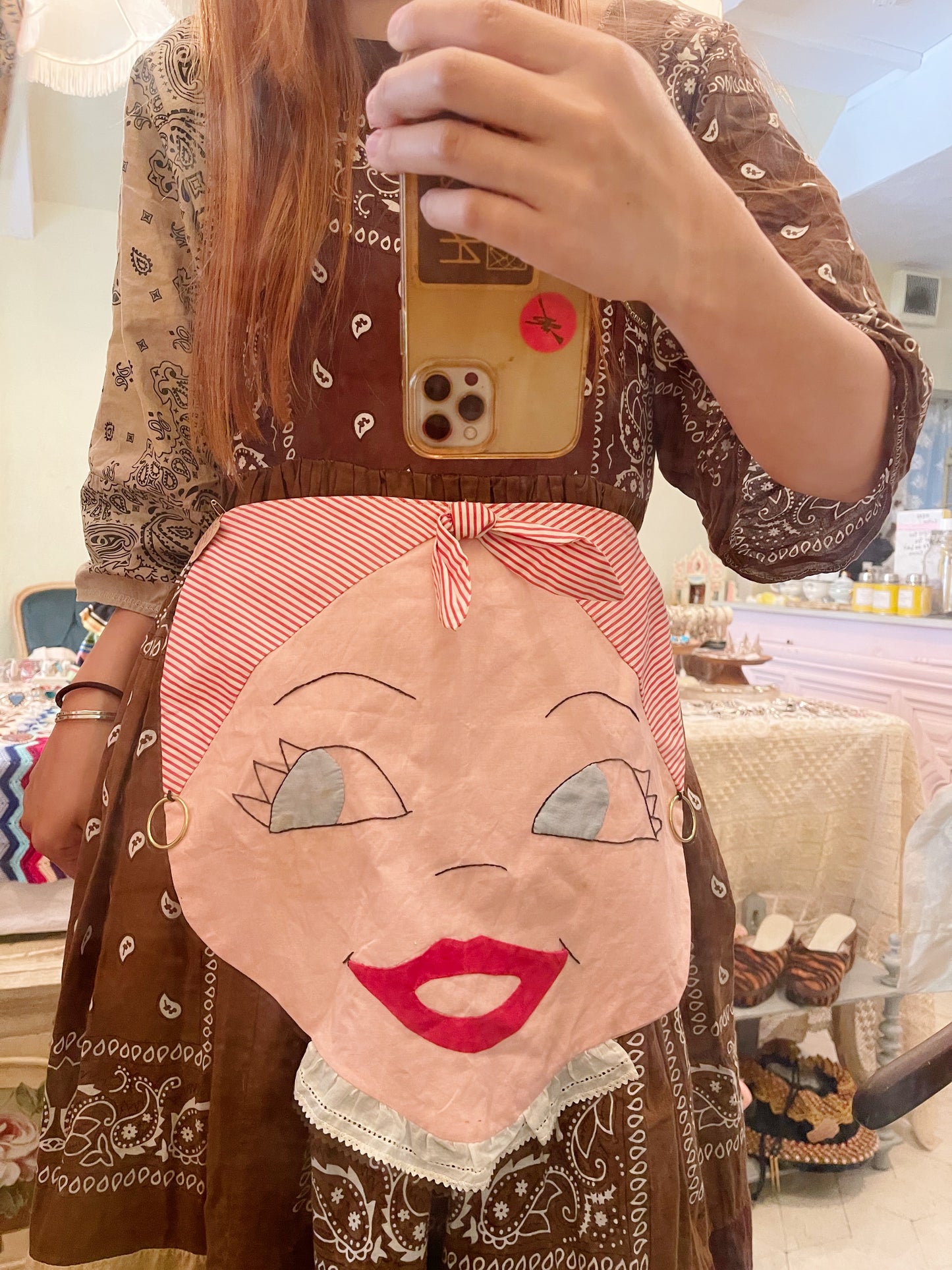 1950‘s Vintage Face Apron.