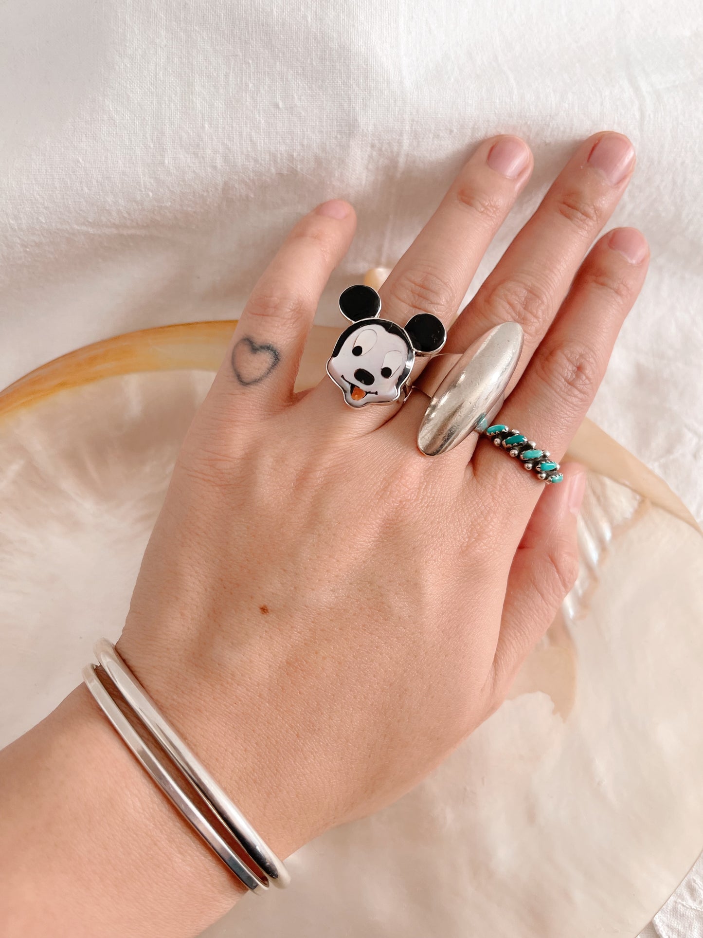 Zuni Don Dewa Mickey Ring.