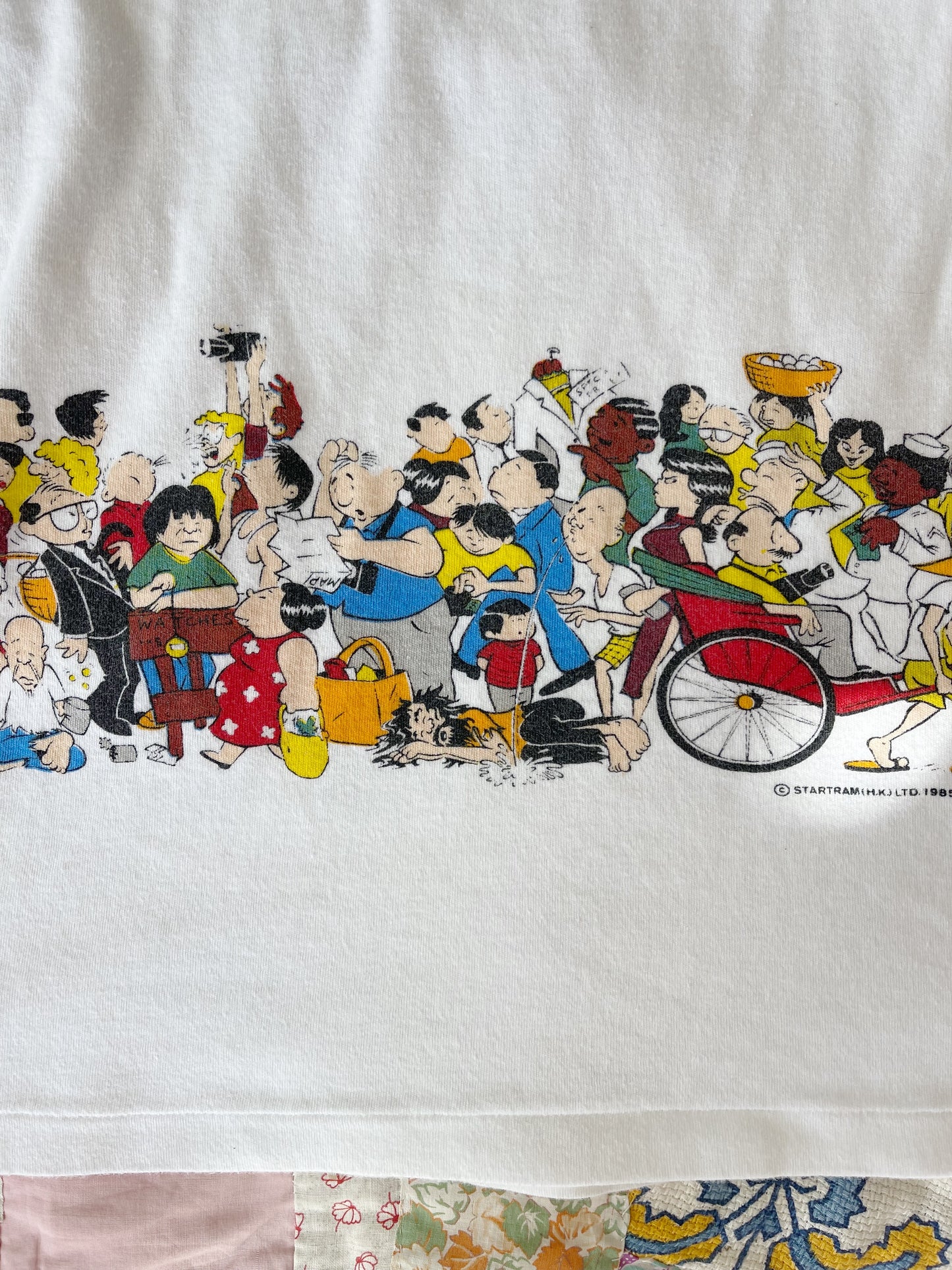 1980s HONG KONG Survived Tee