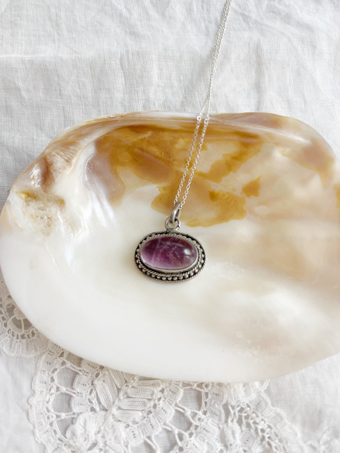 Vintage Amethyst Necklace