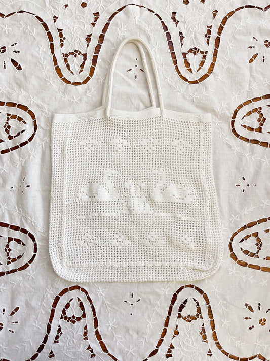 Antique Very Rare Crochet Hand Bag