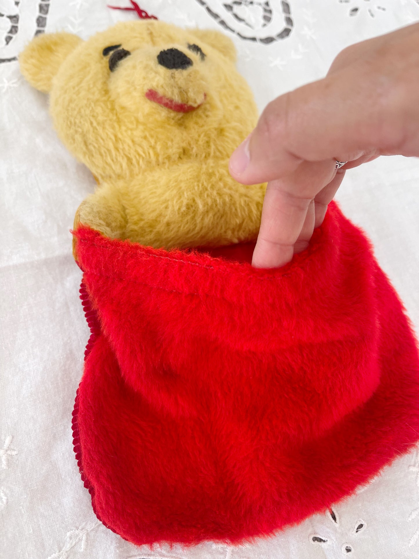 Vintage Pooh Hanging Plush.