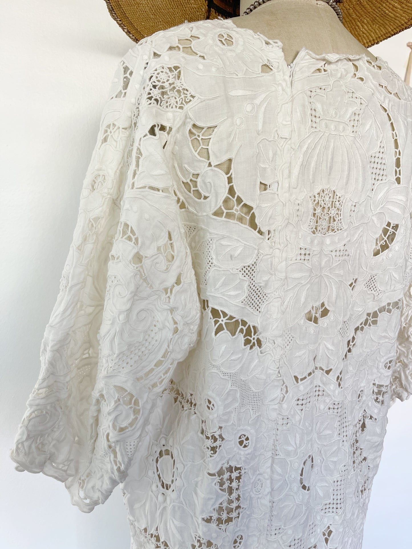 Vintage Cotton Tablecloth Dress