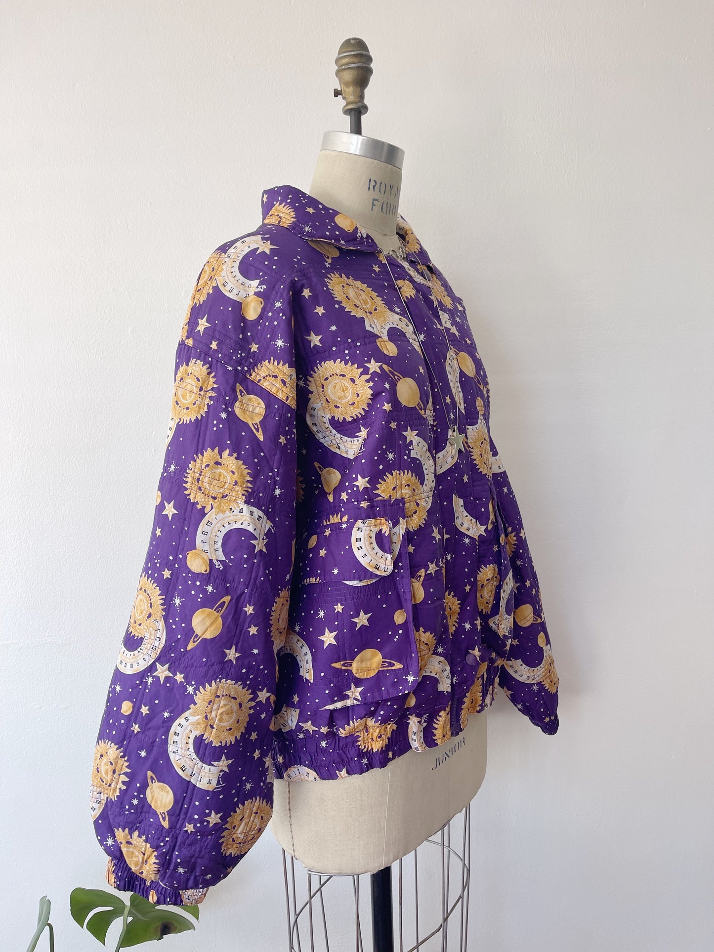 1990s Moon and Sun Silk Blouson