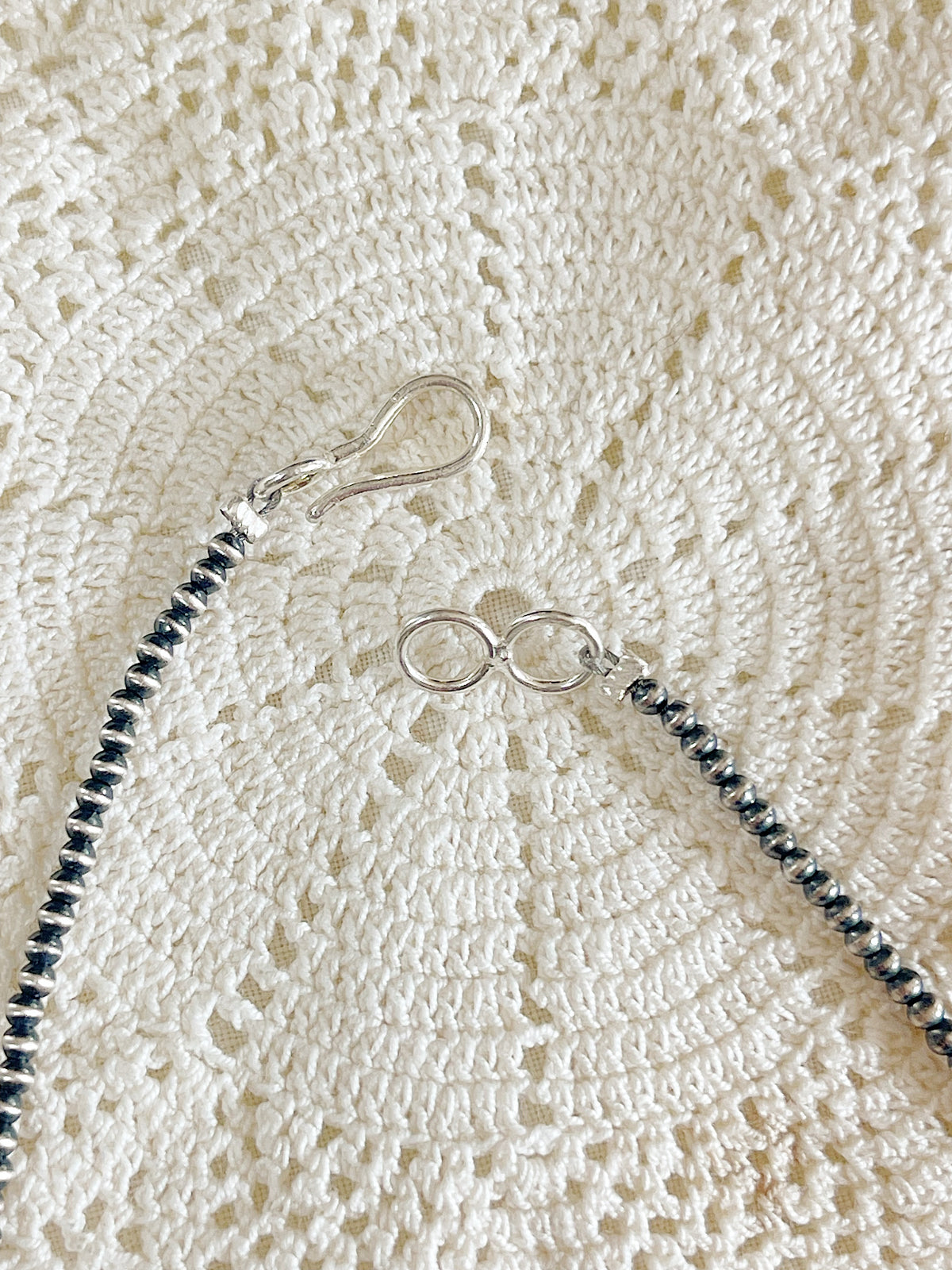 Navajo Micro Pearl Necklace 2mm 14inc.