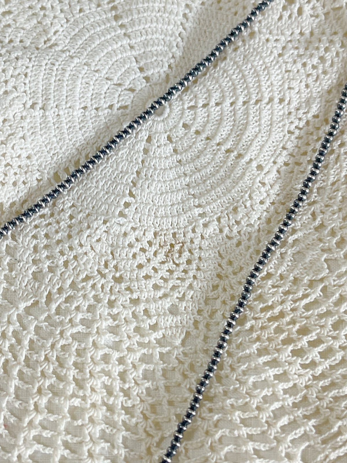 Navajo Micro Pearl Necklace 2mm 24inc.