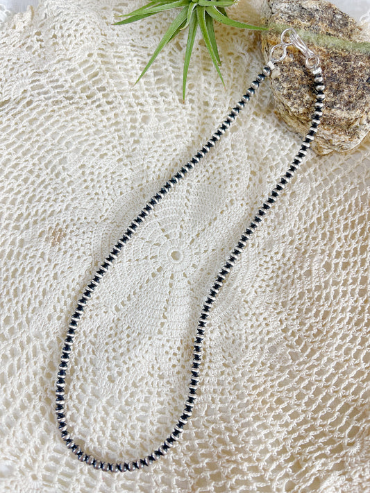 Navajo Pearl Necklace 3mm 14inc.