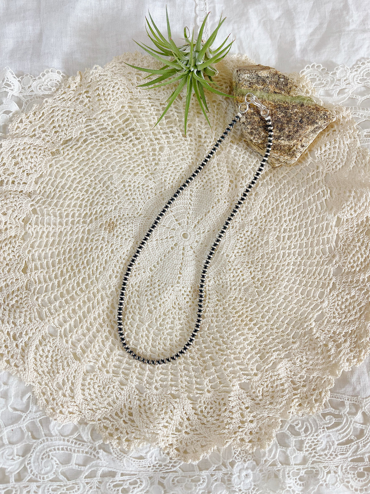 Navajo Pearl Necklace 3mm 14inc.