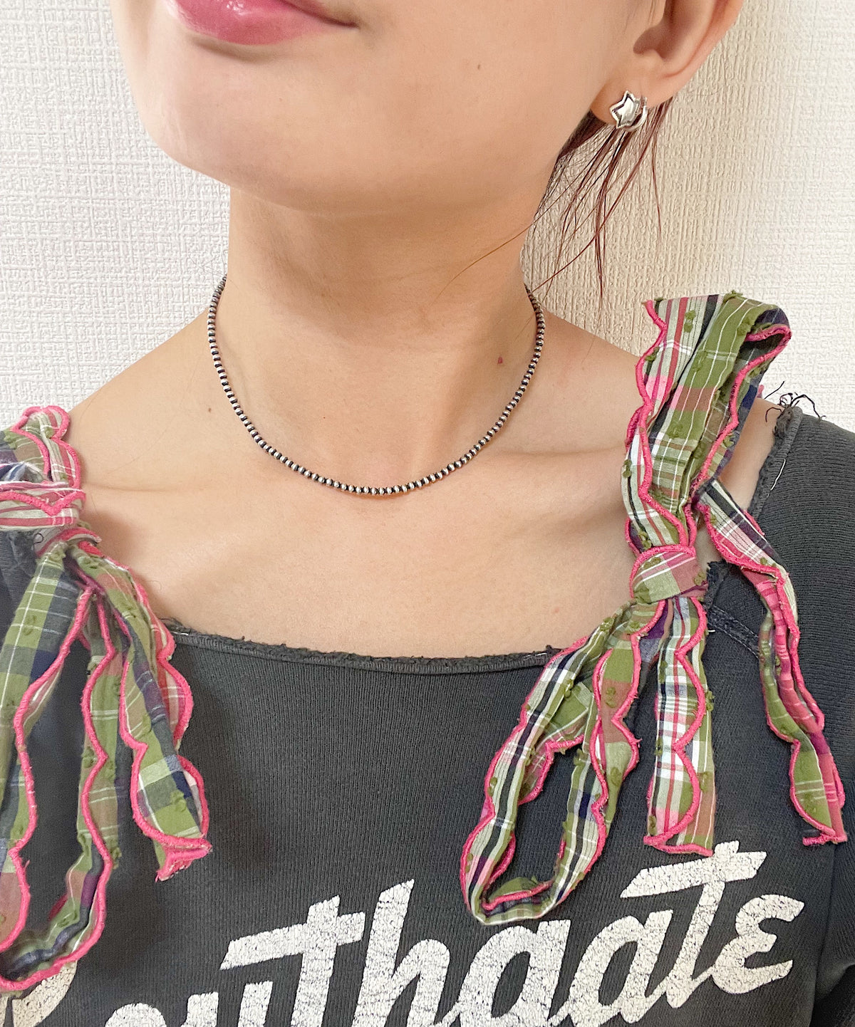 Navajo Pearl Necklace 3mm 16inc.