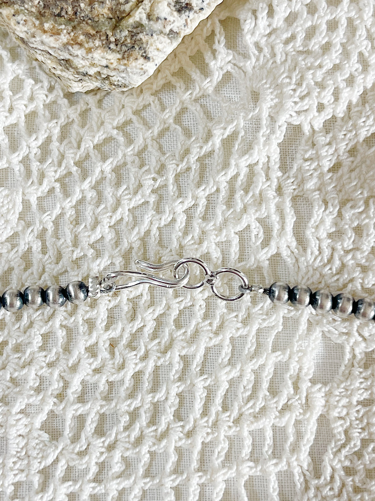 Navajo Pearl Necklace 3mm 16inc.
