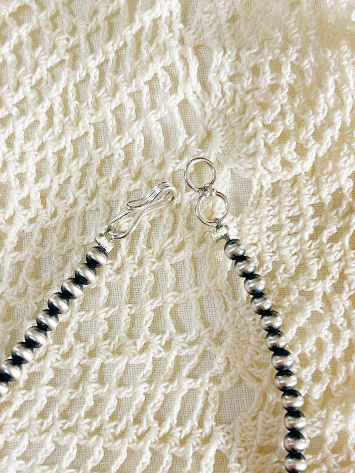 Navajo Pearl Necklace 3mm 16inc.